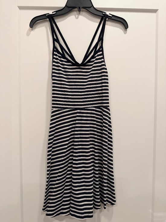 PINK Victoria's Secret Dresses & Skirts - Black and white stripped PINK (Victoria's Secret) Dress